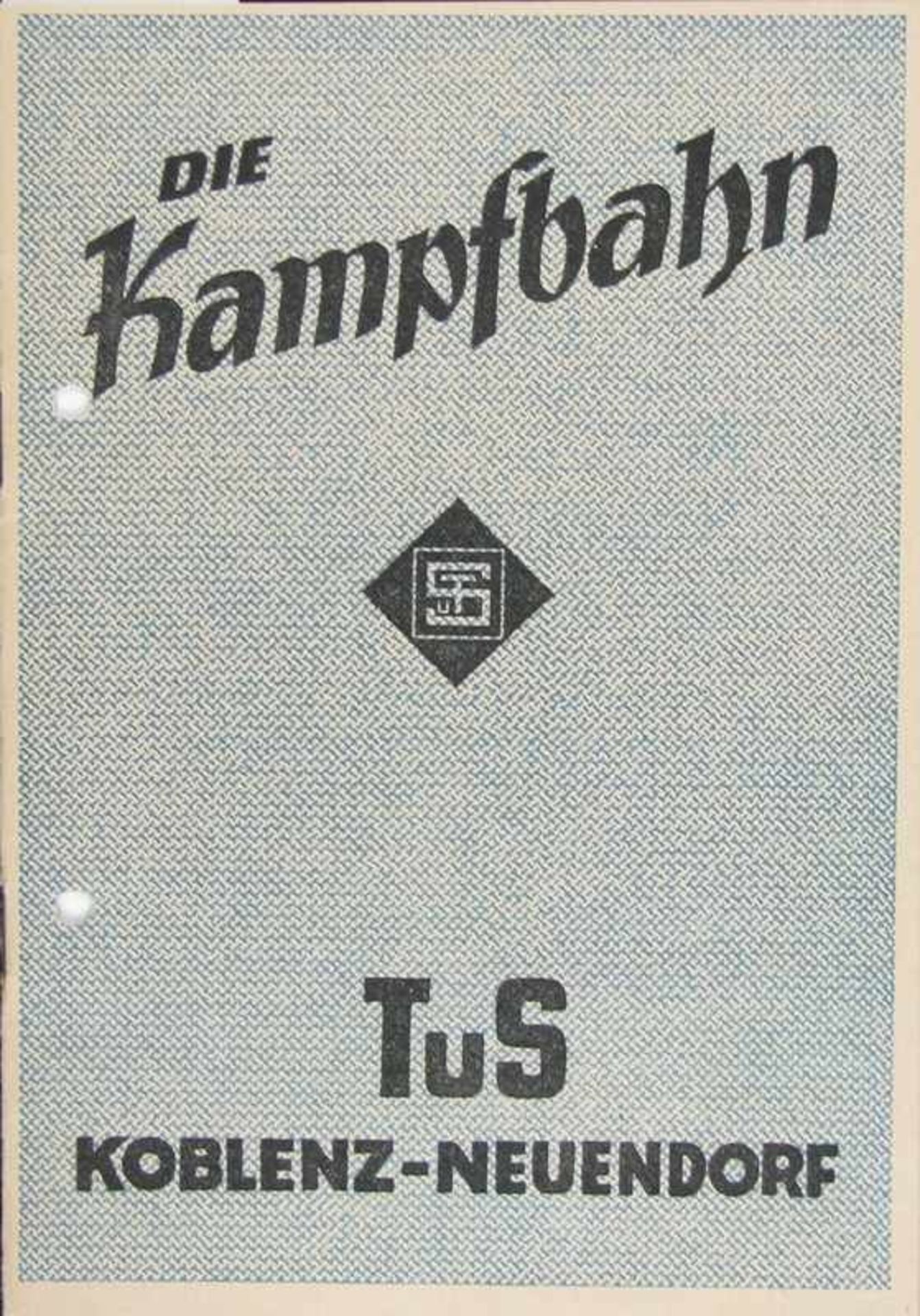 German Football Book 1950 - Koblenz, TuS 51 - Die Kampfbahn - TuS Koblenz-Neuendorf. August-Heft von