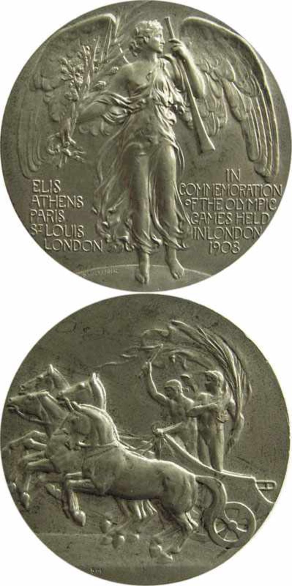 Participation Medal: Olympic Games 1908 - „In Commemoration of the Olympic Games held in London