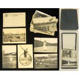 Olympic Games 1912 Collection of 19 Postcards+Box - differnt b/w postcards from the games in