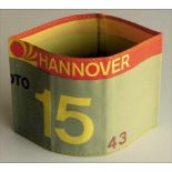 World Cup 1974 germany. Original Armband - for photographers to be worn inside the stadiums of the