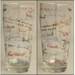 World Cup 1958. Commemorative German Beerglass - Beer glass World Cup 1958. „German national team