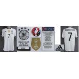 UEFA Euro 2016 match worn football shirt Germany - Original match worn shirt Germany with number