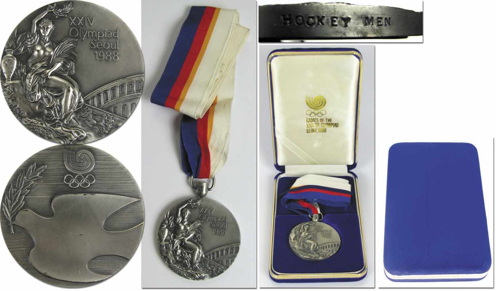 Olympic Games Seoul 1988. Silver Winner medal - Original silver medal from the Olympic Games in