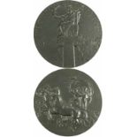 Participation Medal: Olympic Games 1912. - Official Medal for athlets. Size 5.1 cm, pewter.