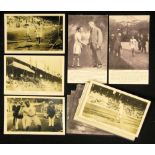 Olympic Games 1912 14 English athletic Postcards - 14 English black-and-white postcards from the
