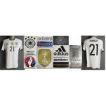 UEFA Euro 2016 match worn football shirt Germany - Original match worn shirt Germany with number 21.