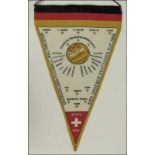 World cup 1954 Commemorative Pennant - MC printed linen pennant Worldcup 1954 "Germany World Cup