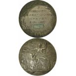 Olympic Games 1906. Silver Participation medal - By N.Lytas. Silver plated bronze (59 grams), 5