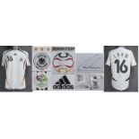 World Cup 2006 match worn football shirt Germany - Original match worn shirt Germany with number 16.