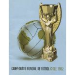 World Cup 1962. Rare Programm from Tabacos - Complete programme of the games with forewords from the
