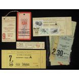 11 Tickets: Olympic Winter Games Innsbruck 1964. - 11 different tickets. Size each 19 x 8cm to