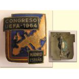 Participation Pin UEFA Congress 1964 Spain - Participation badge „UEFA Congress 1964 Madrid“.