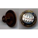 World Cup 1930. Champions Pin for Uruguay - Official pin issued by the Uruguayan FA for the WC