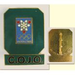 Participants Medal: Olympic Games 1968 Grenoble. - „C.O.J.O.“ (Organizing Commitee). Bronze, gold