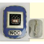 Participation badge:Olympic Games 1964 NOC - badge Olympic Games 1964 Athletes. Bronze, with