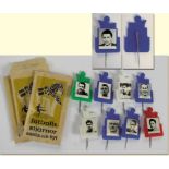 World Cup 1958. 9 Colletor Swedish pins - nine different collectors' pins from the Swedish