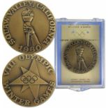 Olympic Games Squaw Valley 1960. Participation - Very rare particiaption medal for the VIII. Olympic