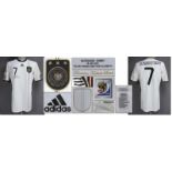 World Cup 2010 match worn football shirt Germany -DFB - Trikot 2010 WM - Original match worn