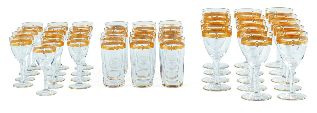 A French Cut Crystal Glass Set - Image 2 of 3