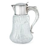 A Cut Crystal Glass Carafe