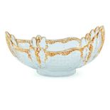 A French Cut Crystal Glass Bowl