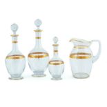 A French Cut Crystal Glass Set