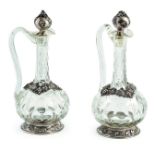 A Pair of French Carafes