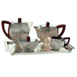 A Vienna Silver Plated Tea Set