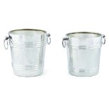 A Lot of Two Christofle Ice Buckets