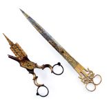 A Lot of Two Ottoman Scribes's Scissors
