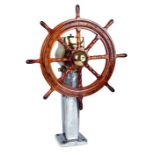 A Norway Ship Rudder Wheel