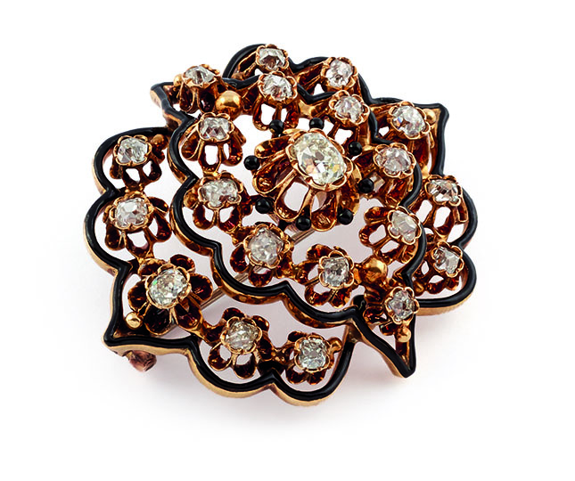 A FRENCH BROOCH