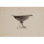NARDIN (Escuela Francesa, siglo XIX) Diseño de vaso, 1860 Dibujo a tinta y aguada. 32,7 x 49,5 cm.