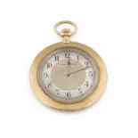 Reloj Lepine extraplano COVEN LACLOCHE Paris c.1930 en oro de 18K, nº13313 Esfera en oro grabado