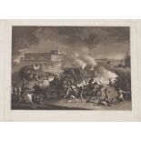 FERNANDO BRAMBILLA (1763-1834) Y JUAN GÁLVEZ (1174-1847) Batalla de las Heras, 1808 Grabado de la