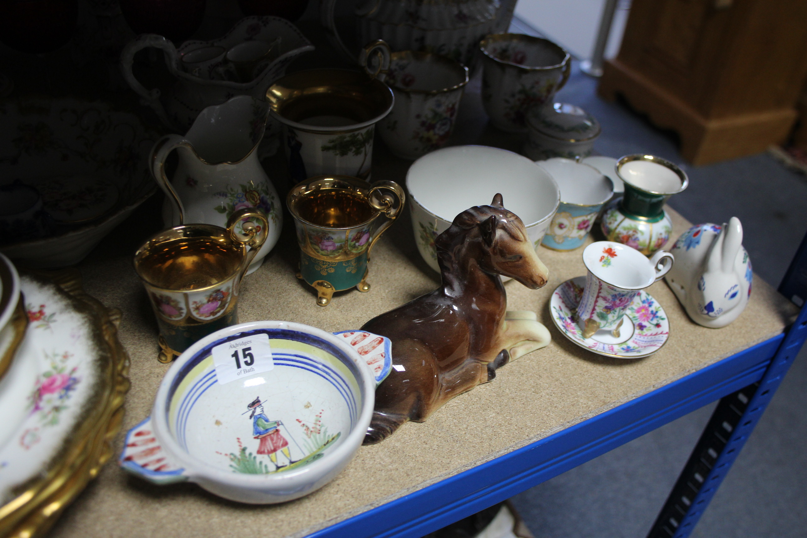 Various items of decorative china; pottery; & glassware, part w.a.f. - Image 6 of 6