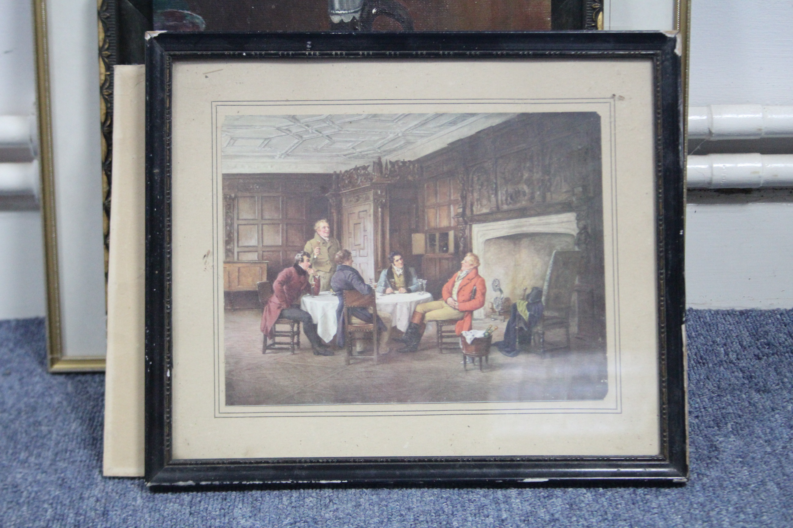 Various decorative paintings, prints & picture frames. - Image 14 of 21