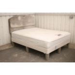 A Sleepezee “Memory Sensation 800” 4’6” mattress complete with bed base & headboard.