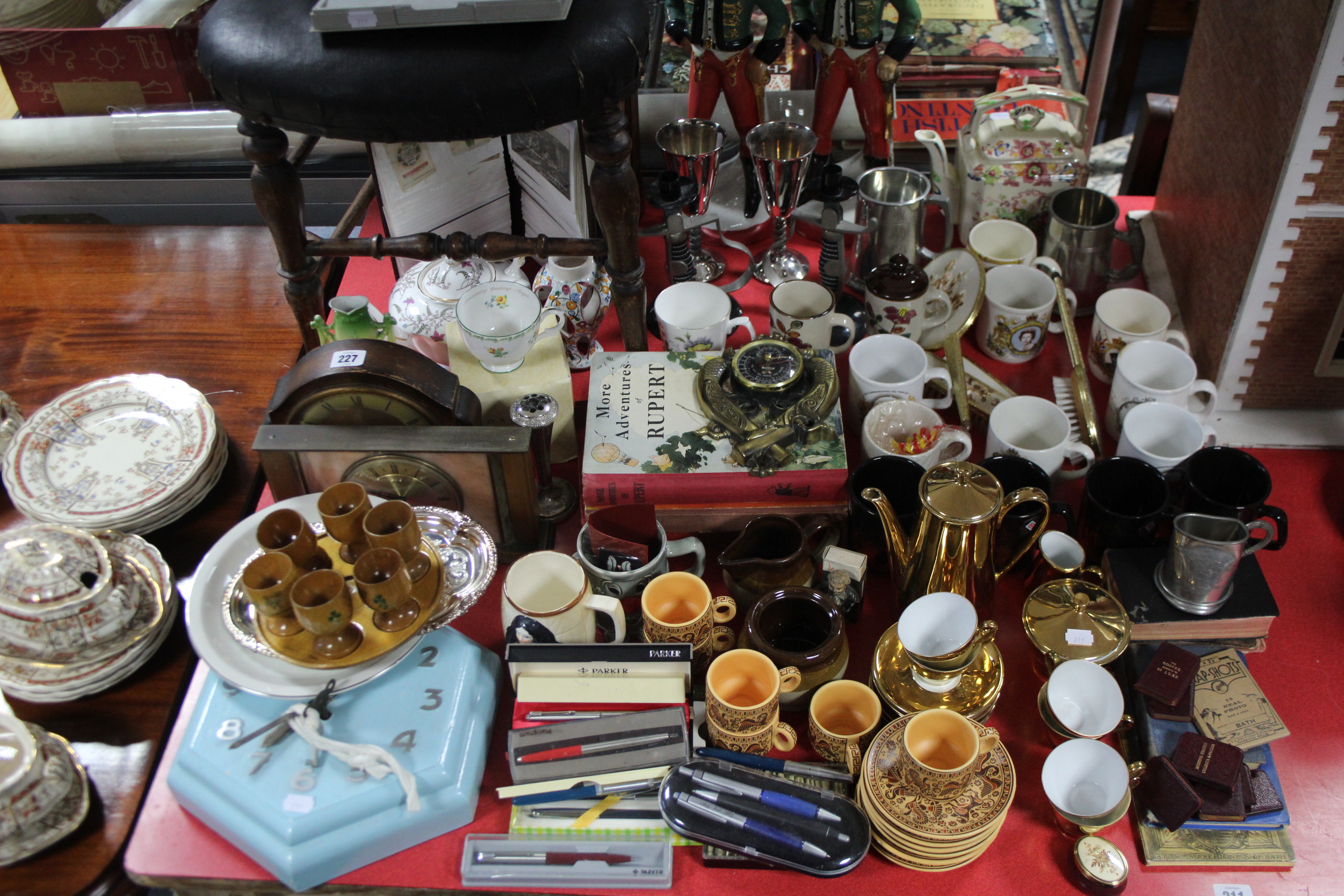 Various items of decorative china, pottery, metalware etc.