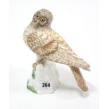 A Crown Staffordshire bone china ornament titled “Hawk Owl” (No. 209).