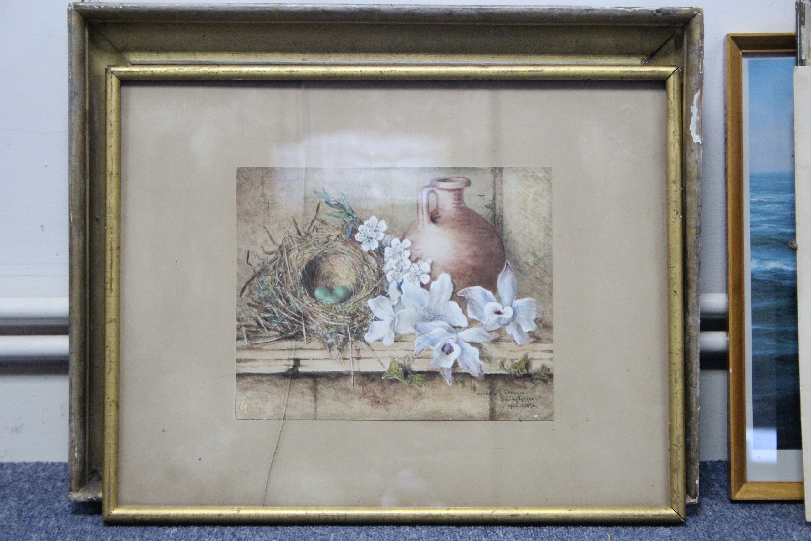 Various decorative paintings, prints & picture frames. - Image 7 of 21