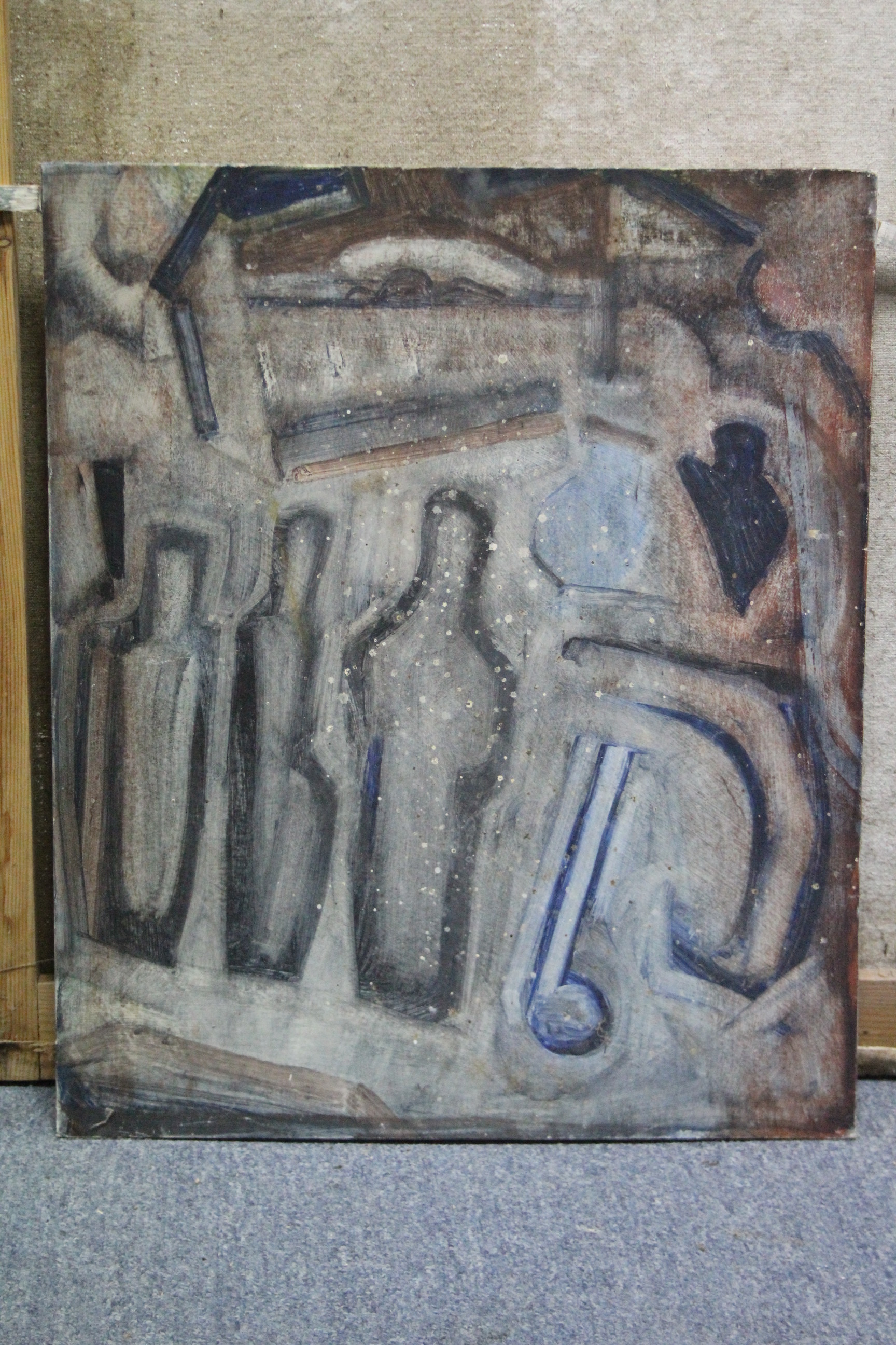 ENGLISH SCHOOL, mid-late 20th century. Twelve various still-life, figure, landscape & abstract - Image 5 of 24