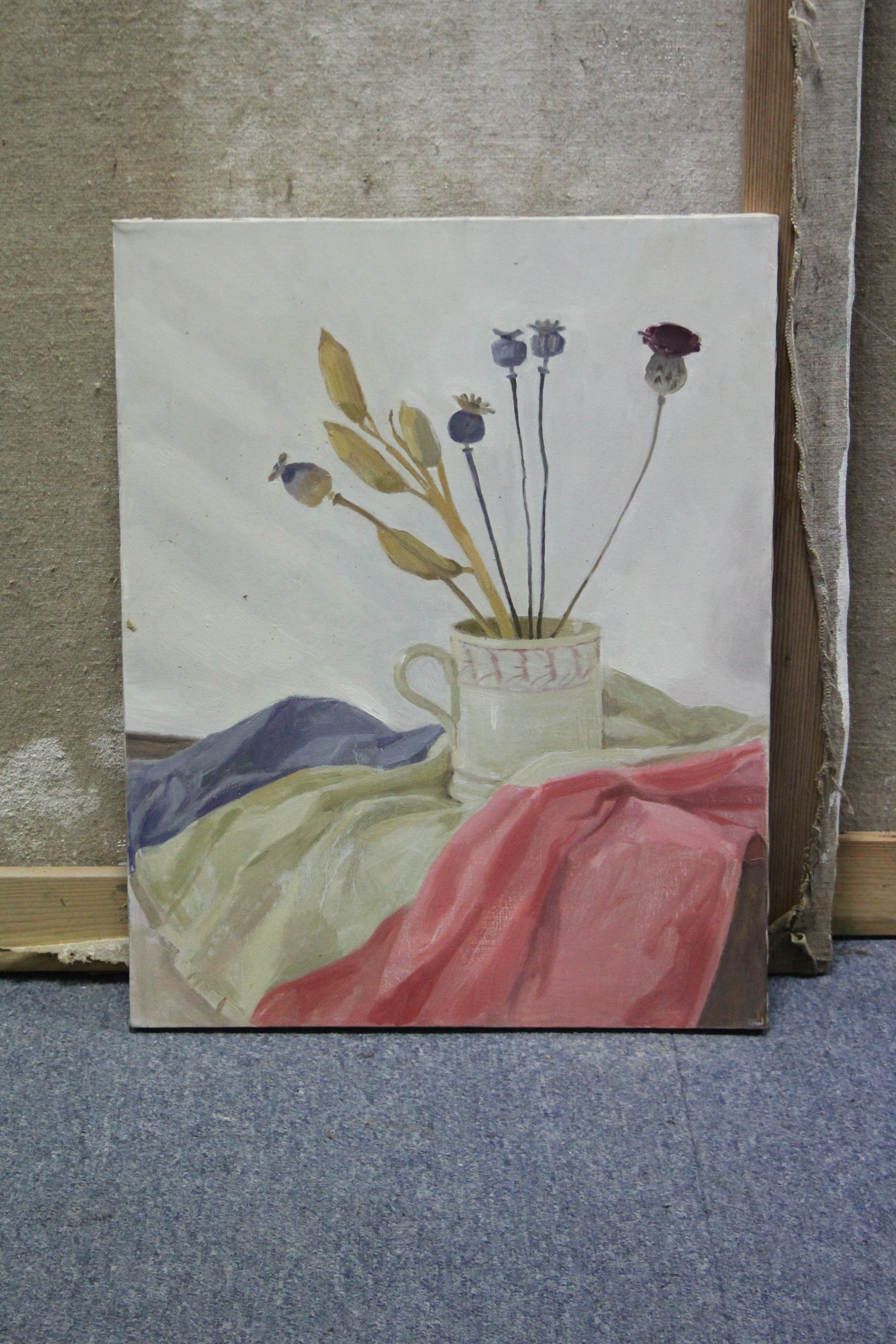 ENGLISH SCHOOL, mid-late 20th century. Twelve various still-life, figure, landscape & abstract - Image 7 of 24