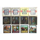 Four Primus Junior Lecturer series coloured lantern slide sets “Peter Pan” (x3), & Gulliver’s