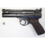 A WEBLEY & SCOTT “WEBLEY SENIOR” – 177 calibre air pistol; together with various pellets.