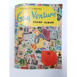 A Gay Venture stamp album & contents, various covers, etc.