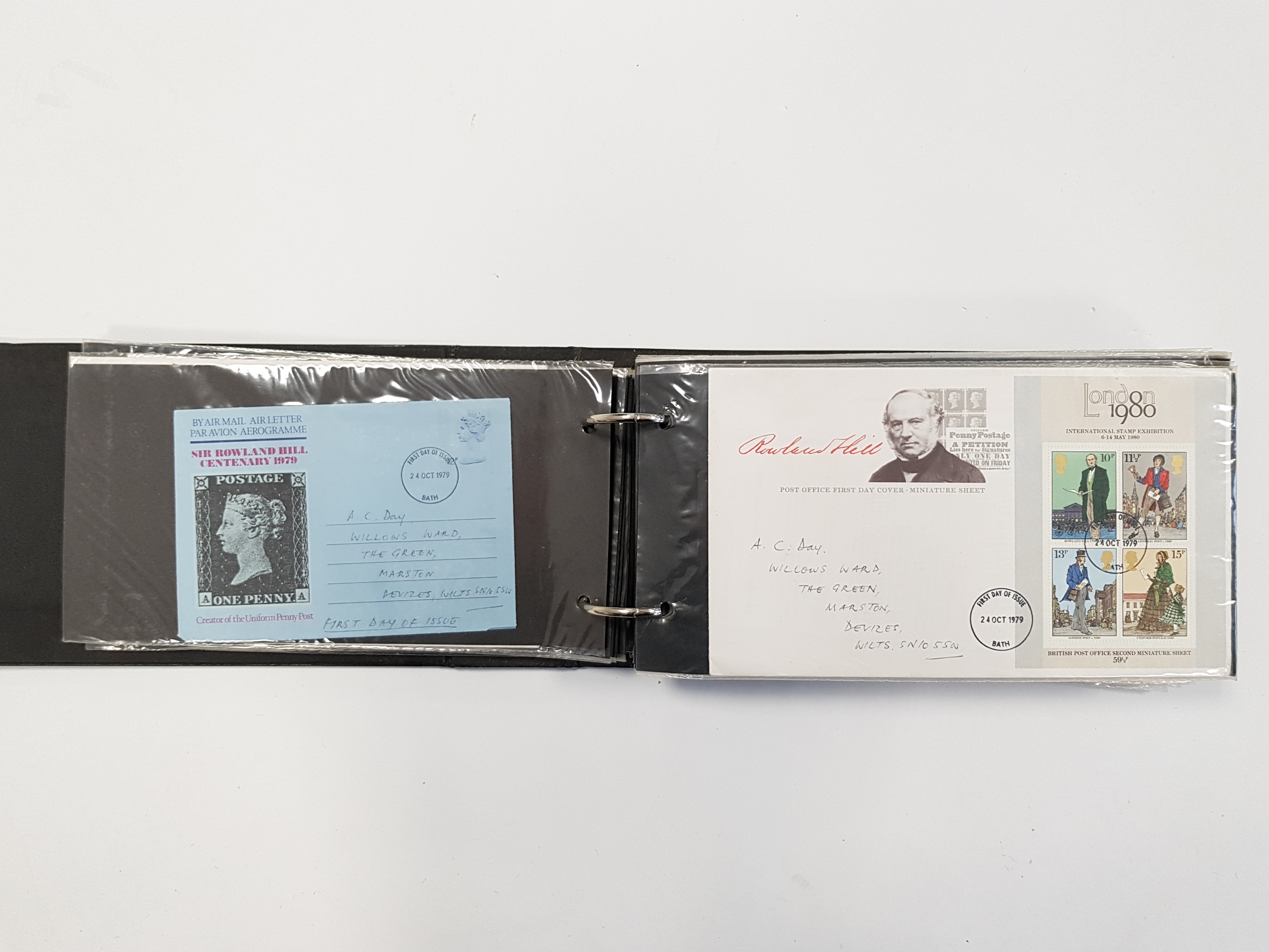 A collection of approximately 280 First Day Covers, 1940-1990, pictorial & plain, in four ring-