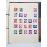 A collection of G. B., Commonwealth, & foreign stamps contained in ten various albums, two small