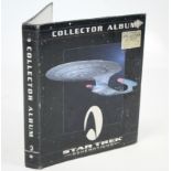 A 1994 “STAR TREK GENERATIONS” collector Album containing seventy-two cards.