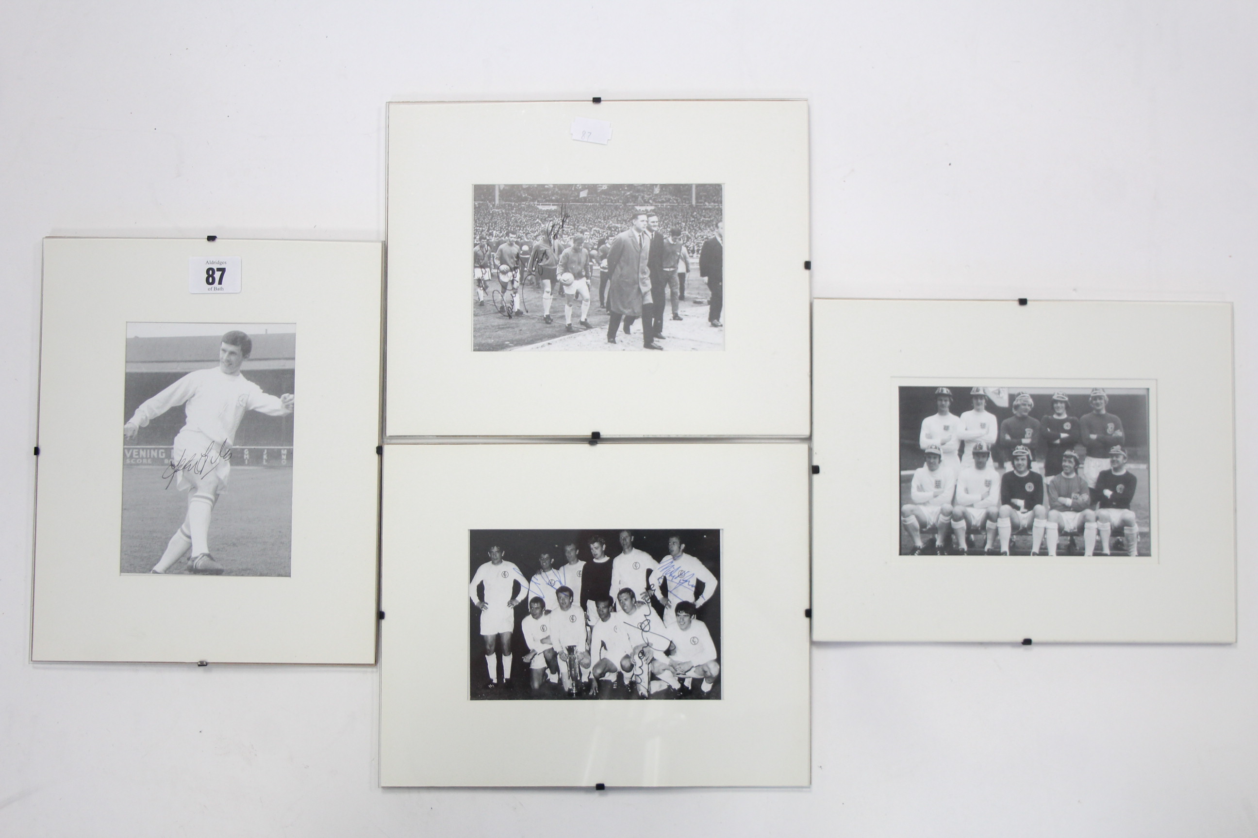 Five 1960’s “LEEDS GLORY YEARS” Autographed Footballer photographic postcards includes the - Image 2 of 3